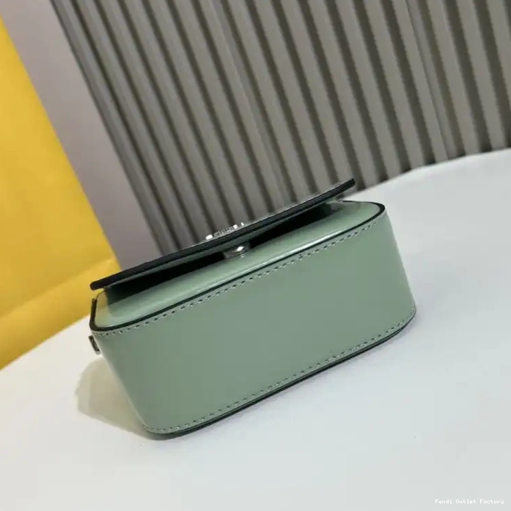 Cheap HOT Fendi Calf Green In Nano Bag F Leather 0703
